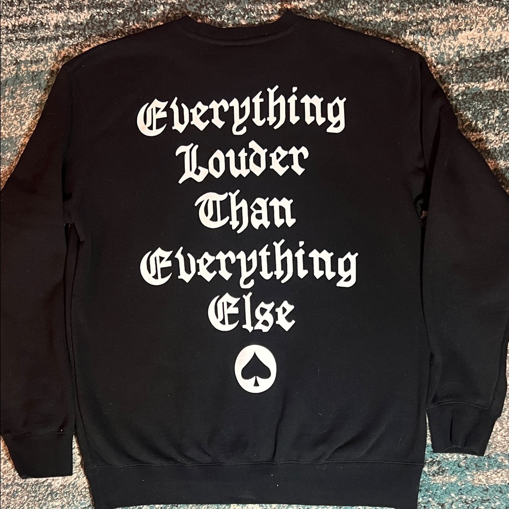 Obey Black Motörhead Graphic Crewneck Sweater - Picture 4 of 9